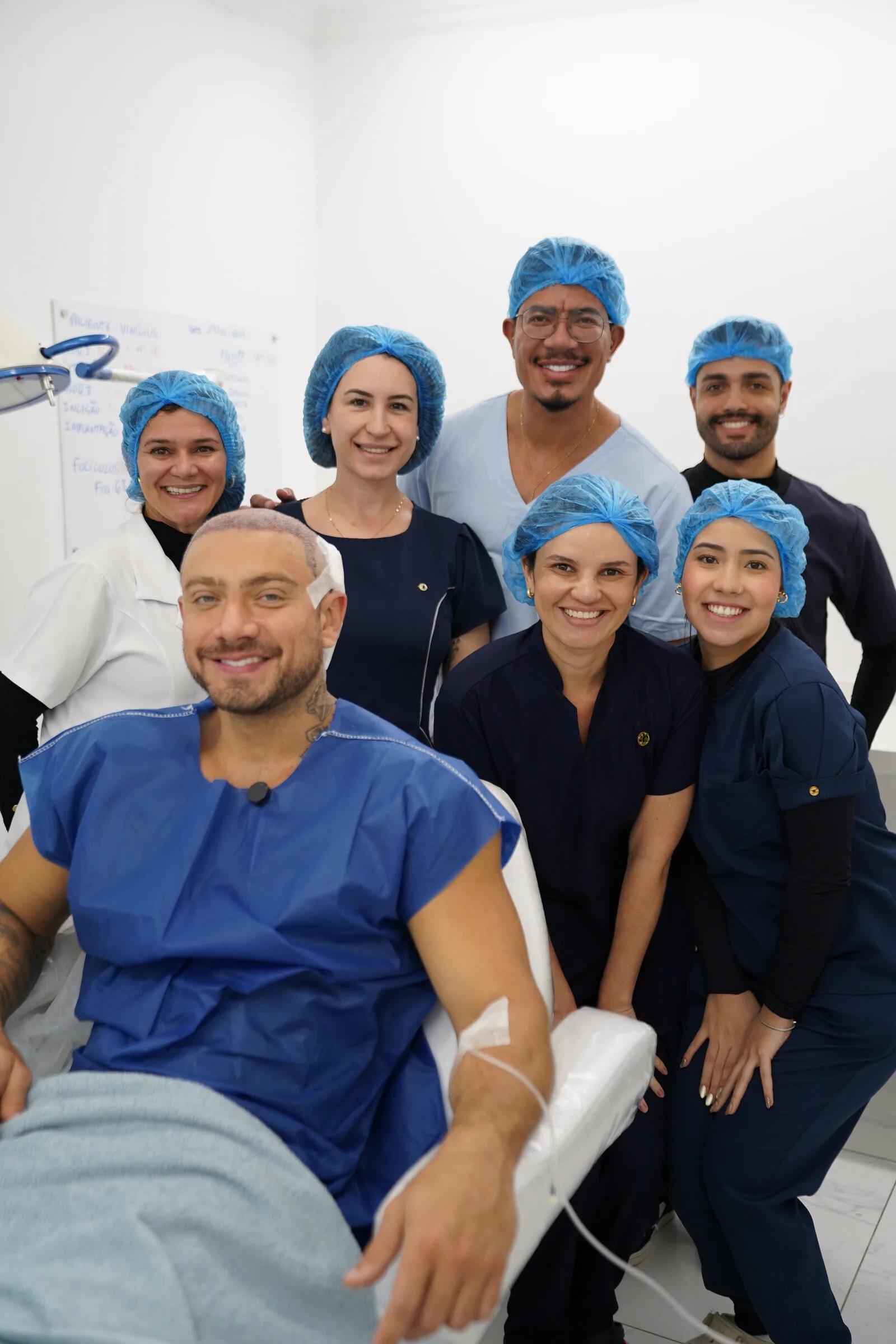 Equipe médica da Clínica Recapilar